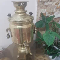 سماور زغالی چهار یا پنج لیتری قدسماور 50سانت