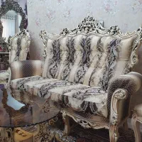 مبل ۹ نفره.کاملا سالم.جنس چوب راش درجه یک.