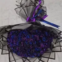 گل روبانی و پروانه ای