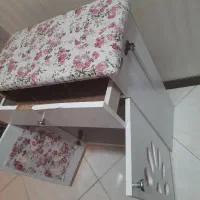 میز تلفن و کمد چرخ خیاطی|جاکفشی، کمد، دراور|مشهد, شفا|دیوار