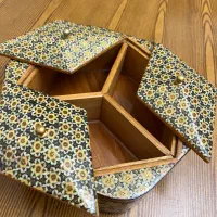 شکلات خوری چوبی خاتم کاری سه درب|صنایع دستی و سایر لوازم تزئینی|ری, صفاییه (چشمه علی)|دیوار