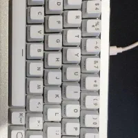 کیبورد گیمینگ cooler master سفید مدل ck721