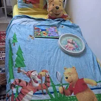 ست روبالشی ملحفه پتو تابلو ساعت دیواری خرس پو