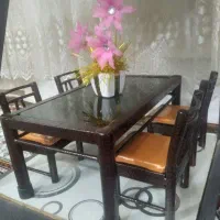 میز وصندلی نهارخوری دکوری تختم هست