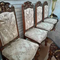 میز نهارخوری چوب گردو ۶ نفره اعیانی|میز و صندلی غذاخوری|اصفهان, ملاصدرا|دیوار