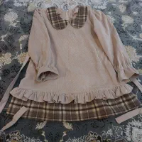 پیراهن* تاپ و دامن *کت و دامن دخترانه