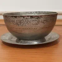 کاسه مسی  بشقاب  مسی  انتیک  عتیقه  کلکسیونی|کلکسیون اشیاء عتیقه|لواسان, |دیوار