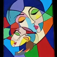 نقاشی کلکسیونی هنری زیبا