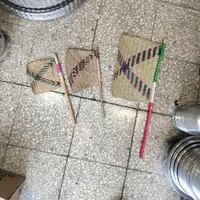 بادبزن حصیری بادزن حصیری بافق یزد|صنایع دستی و سایر لوازم تزئینی|قم, تکیه آقا سید حسنی|دیوار