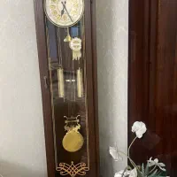 ساعت پایه بلند چوبی