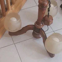 لوستر چوبی