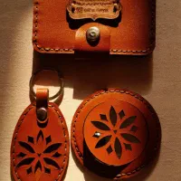 ست چرمی دستدوز