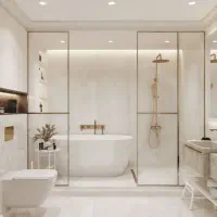 کابین دوش،حمام مستر،نرده،سرویس