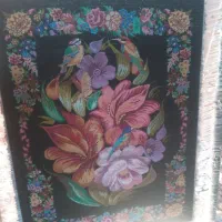 قالی ابریشم|فرش|مراغه, |دیوار