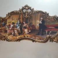 تابلو سلطنتی زیر قیمت پارچه مخملی|تابلو، نقاشی، عکس|تهران, تهرانسر شمالی|دیوار