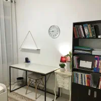 کتابخانه|کتابخانه، شلف، قفسه‌های دیواری|تهران, شهرک چیتگر|دیوار