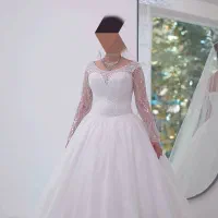 لباس عروس پفی سفید، سایز38، فقط یکبار پوشیده شده|لباس|شیراز, تل حسینآباد|دیوار