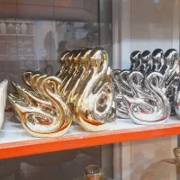 مجسمه های قو جفتی اک