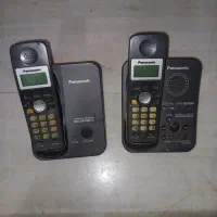 دو عدد تلفن بی سیم پاناسونیک