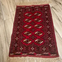 قالیچه دستبافت ترکمن نو..هدیه خرید عکس دوم..