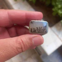 شجر طبیعی با قلم استاد اصغر غلامی