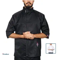 لباس آشپزی زیپ‌دار مدل اوزاکا / روپوش سرآشپز