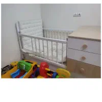 ست سرویس خواب و کمد ویترینی