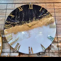 ساعت رزینی شیک|ساعت دیواری و تزئینی|رشت, پل تالشان|دیوار