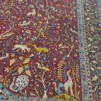 فرش 9 متری طرح شکارگاه
