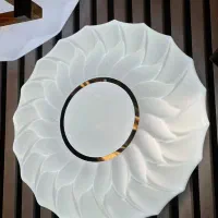 چراغ سقفی لوستر 120 وات ریموت دار 4 حالته طرح گل|لوستر و چراغ آویز|تبریز, |دیوار