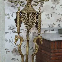 کنار سالنی ظرف میوه آلیاژ با روکش برنز