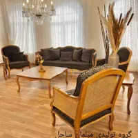 مبل برند آلفمو کلاسیک کینگ 8 نفره شرکتی بآ گارانتی|مبلمان خانگی و میز عسلی|آبیک, |دیوار
