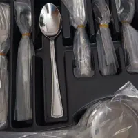 سرویس ۵۱ پارچه قاشق چنگال، نو|ظروف سرو و پذیرایی|لاهیجان, لاشیدان|دیوار