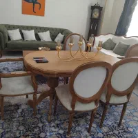 ناهار خوری کویین فرانسوی ۶نفره