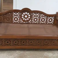 تخت ومبل ومیزگره چینی چوبی بصورت نقدی واقساط|مبلمان خانگی و میز عسلی|خمینیشهر, |دیوار