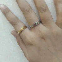 اکسسوری انگشترهای رینگی رنگ ثابت