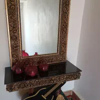 آینه و شمعدان در حد نو