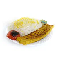 چلوکباب‌مرغ بابرنج درجه یک ایرانی تخفیفی فقط امروز