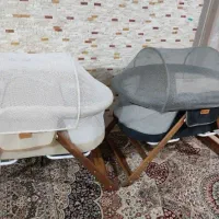 تخت گهواره‌ای چوبی فرحان، زیبا،مستحکم و مطمئن|تخت و صندلی بچه|تهران, شهید رجایی|دیوار