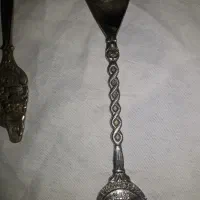 ۶ عدد قاشوق قدیمی۶ عددچای خوری ۱عدد چنگال|کلکسیون اشیاء عتیقه|تهران, جوادیه|دیوار