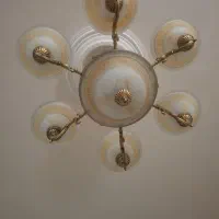 لوستر ۶ شاخه|لوستر و چراغ آویز|شاهرود, |دیوار