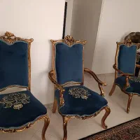 فوری مبل استیل ۹ نفره به همراه میز وسط و۲ عدد عسلی|مبلمان خانگی و میز عسلی|تهران, شمس‌آباد|دیوار