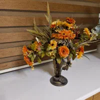 گل با گلدان فرفوژه|گل مصنوعی|اردبیل, |دیوار