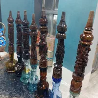 قلیان دست دوم چوبی عربی اصل تو پر|کلکسیون و سرگرمی|نقده, |دیوار