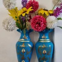 گلدون همراه با گل|گل مصنوعی|دورود, |دیوار