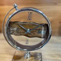 ساعت رومیزی چوب و فلز آرتمیس کد ۳۰۳۱۰|ساعت دیواری و تزئینی|تهران, شوش|دیوار