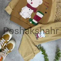 بلوز شلوار طرح خرس رگلان