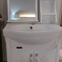 ست کامل روشویی همراه آینه و باکس