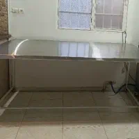 میز استیل قنادی تاشو