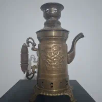 سماور  و تمساح برنجی